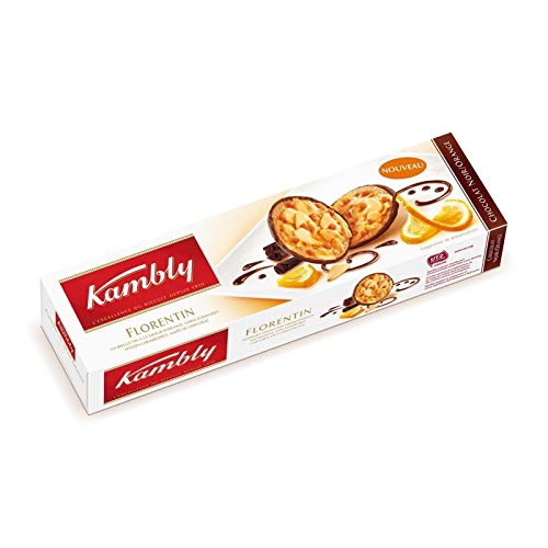 Kambly - Florentin Negro Naranja 100G - Lot De 4 - Precio Por Lote - Entrega Rápida