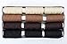 Ari Threads (a Set of 12 spools), Color# Beige+Blonde+Brown+Black