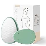 脱毛器 擦るだけ『業界注目！痛くない次世代モデル』 無痛脱毛器 角質除去 ナノガラス 物理脱毛 手のひらサイズ 軽量 男女兼用 操作簡単 痛みゼロ 初心者向け 家庭用 自宅 出張 旅行 ギフトにも最適 日本語取説書付き オシャレ (Green)