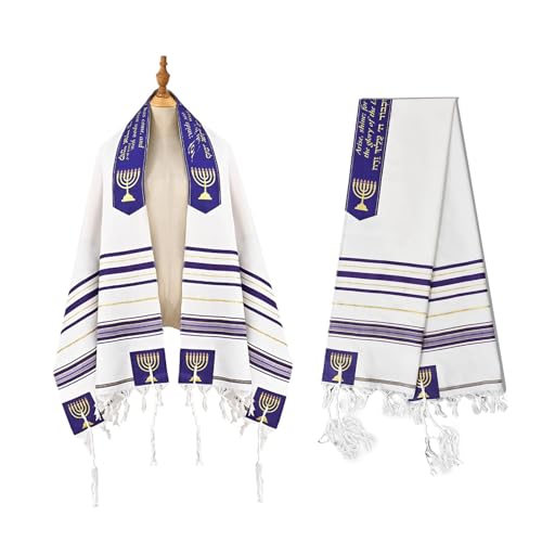 Tallit messianique traditionnel pour vos moments de culte à la maison