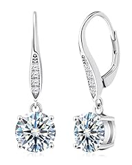 Silver-Solitaire-4ct-(2ct*2)-8mm