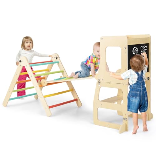 Ensemble d'escalade Montessori pliable multicolore pour le salon et la chambre