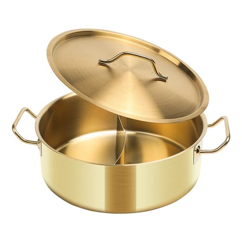 Olla de doble cara antiadherente térmica para caldos picantes y tradicionales 2