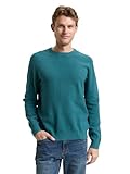 TOM TAILOR Suéter para Hombre, 39271 Classic Petrol Melangee, XXL