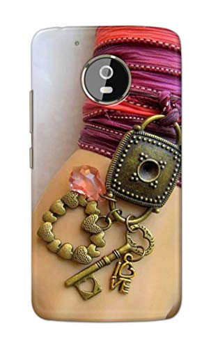 Image of Girl Hand with Keychain Hard Back Case Cover for Motorola Moto G5 Plus (5.2 inch), XT1684, XT1685, XT1687 Back Cover -(J5) VNS2228