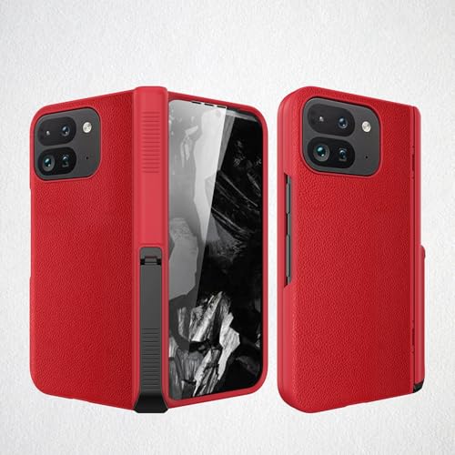 Google Pixel Fold 2 ΉdbP[XA[LbNX^hƃqWی]tgXN[veN^[Ah~ASیAϏՌdbP[XAGoogle Ή(Red)