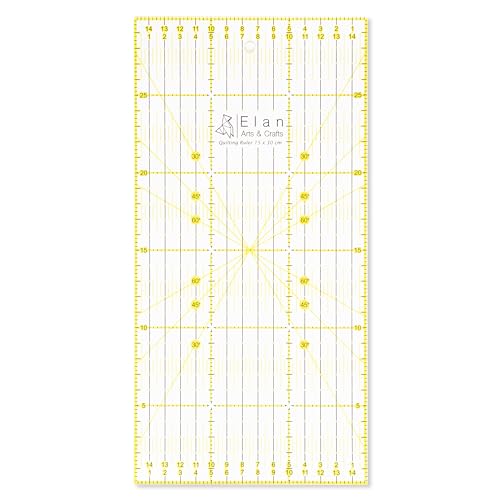 Elan Règle Patchwork 30 CM x 15 CM, Règle Japonaise Couture 30 CM, Regle Couture Japonaise, Regle de Patchwork