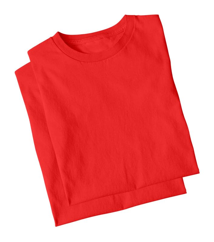 Image of XENOVAURBAN Kids Unisex Solid Round Neck Cotton T-Shirt - P