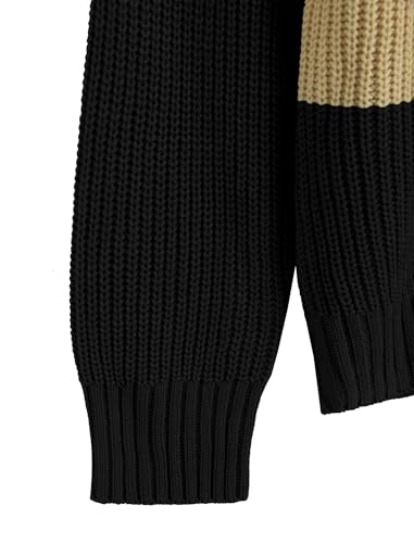 Image of ZAFUL Sweaters for Women Off Shoulder Knit Sweater with Long Sleeve Loose Pullover Jumper Tops