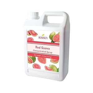 Amazon.com : Bossen Concentrated Syrup_5.5 lb (Red Guava) : Grocery ...