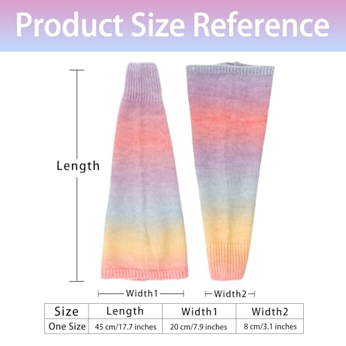 Image of Junely 2 Pairs Leg Warmers for Women Kawaii Leg Warmer Cute Legwarmers Japanese Socks Halloween Goth Emo Gyaru Accessories