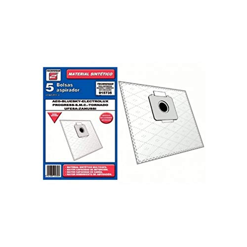 Recamania Bolsa Sintetica Aspirador AEG Bluesky Electrolux 5 Unidades 915735