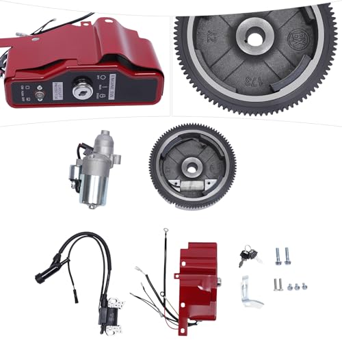 Machine-apparaten Elektrische startkit Startmotor Compatibel met GX240 8HP en GX270 9HP, GX240 GX270 Elektrische startkit Startmotor Vliegwielschakelaar - Afbeelding 3