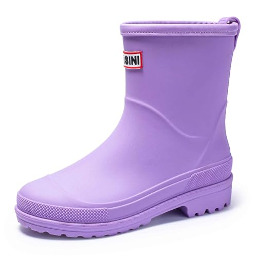 Bottes imperméables en caoutchouc femme chaussures de pluie confortables