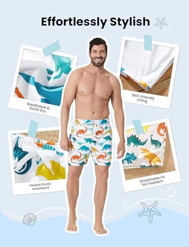 Image of PATPAT Family Matching Swimsuits Two Piece Hawaiian Tropical Beach Bikini and Swim Trunks Set Mommy and Me Bathing Suits