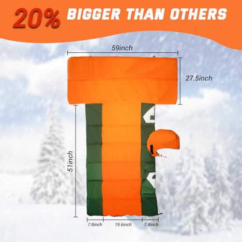 Bolsa de Dormir Convertible Poncho con Capucha, 14°F a 50°F, Usable para Camping y Senderismo, Impermeable, Ligera, Compacta para Mochilero miniatura 4