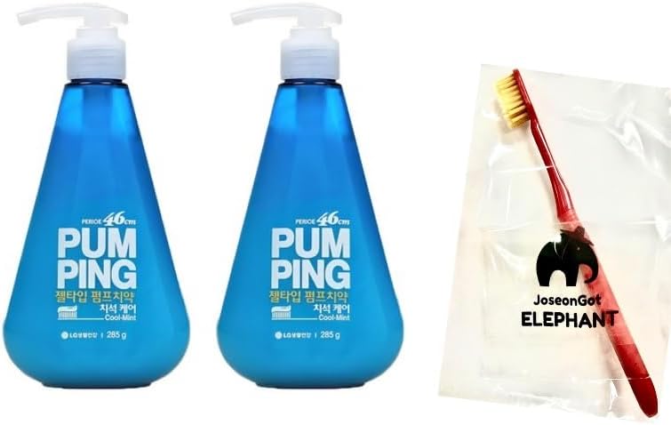 Pumping Type Toothpaste Gel Type x 2ea