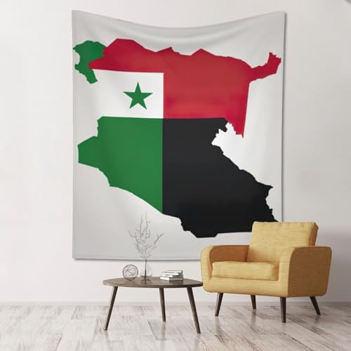 Tapisserie murale drapeau libyen SHuWeiD pour décorer une chambre à coucher