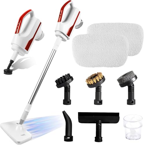 Image of Steam Mop for Hardwood Floors,Powerful Detachable Handheld Electric Mop Floor Cleaner,Ideal for Hardwood Laminate Tile and Vinyl Floors,Prefect for Home and Kitchen Floors