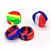 5Pcs Non-Stick Food Grade Silicone Wax Dab Containers 8ml Non Stick Wax Oil Multi Use Storage Jars, Assorted Colors