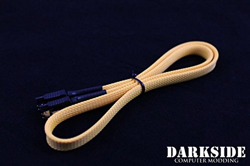 Cable de datos SATA 3.0 60cm con conector 180° Amarillo miniatura 2