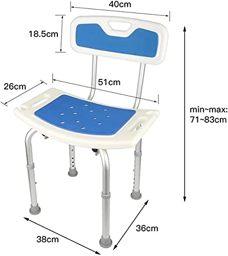 Tabouret de douche réglable pour sécuriser le bain des aînés
