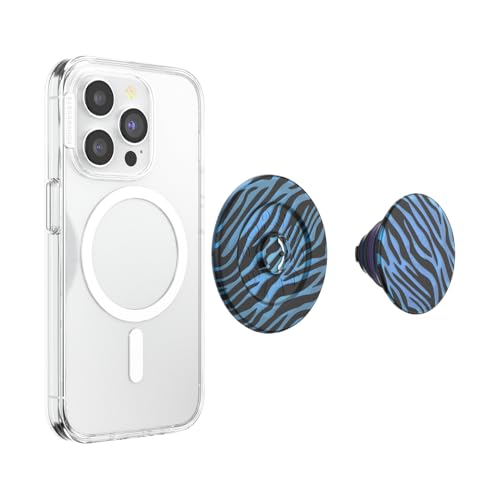 Image of PopSockets Phone Grip with Expanding Kickstand Compatible with MagSafe, Phone Holder, Wireless Charging Compatible - Zed