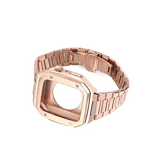 Bracelet en acier inoxydable pour Apple Watch 44 mm réglable anti-irration