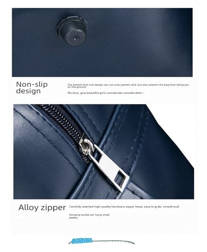 Briefcase PU Leather Portable Shoulder Bag Unisex Cosplay Briefcase For Office Business Travel3