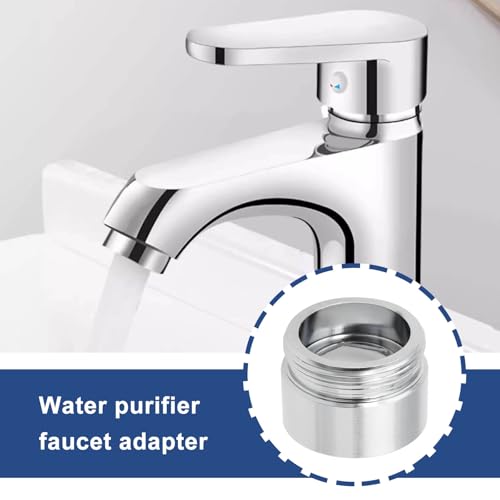 Create idea 4 Stück Wasserhahn Adapteranschluss aus Messing 1/2 Zoll Innengewinde auf M22x1,0 Metrisches Außengewinde Wasserreiniger Adapter für Maschine Geschirrspüler Badezimmer Küchenspüle