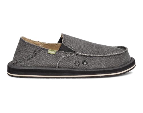 Image of Sanuk Donny Mens Loafers - Slip On Shoes with Memory Foam Footbed