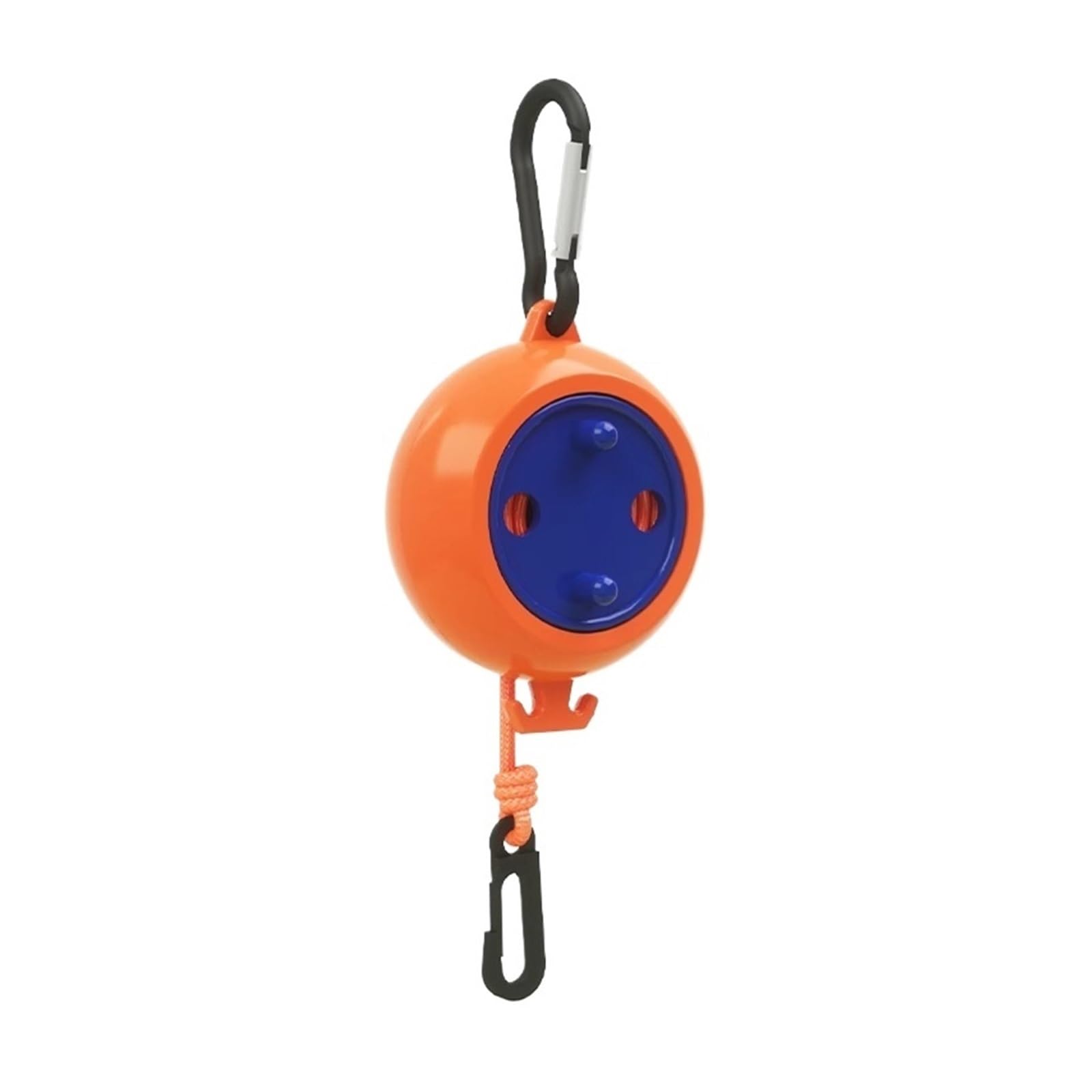Retractable Clothesline Portable Travel Clothes Drying Rack Rope Outdoor Camping Clothing Line For Laundry(Orange)
