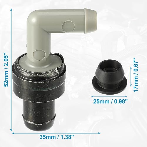 Válvula ventilación cárter PCV uxcell soluciona presión en Toyota 6