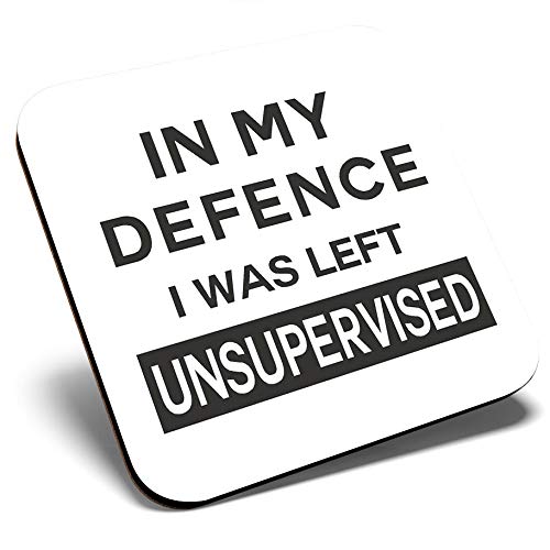 Great Single Coaster Square - Funny Quote Joke Office |Glossy Quality Coasters | Tabletop Protection for Any Table Type #8225