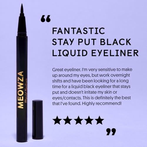 Delineador Líquido Winky Lux Meowza Negro miniatura 5
