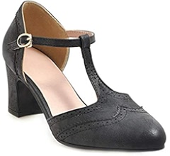Amazon.com | MIOKE Women's Classic T-Strap Mary Jane Pumps