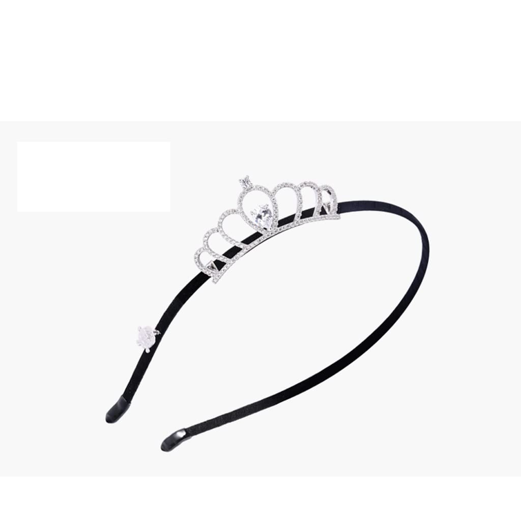 Krone Prinzessin Stil Damen Stirnband Haarband Handgemachte eingelegte Rhinestone Haarbandlegierung Einfache Haarband Haarnadel 2 Arten von Prinzessin-Stil Krone Stirnbänder, Elegant und charmant