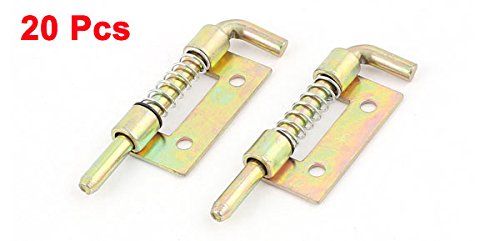 Miniatura 2 de uxcell A15062200ux0288 uxcell a15062200ux0288 - Pestillo de metal con resorte para puerta de armario de 2 pulgadas, 20 unidades, paquete de 20