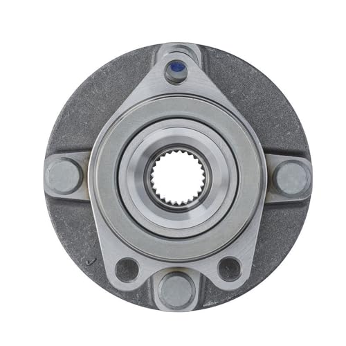 Image of Detroit Axle - 2pc Front Wheel Bearing Hubs Assembly for 2007-2012 Nissan Versa [4-Wheel ABS], 4 Lugs, 2008 2009 2010 2011 Wheel Bearing and Hubs Assembly Replacement