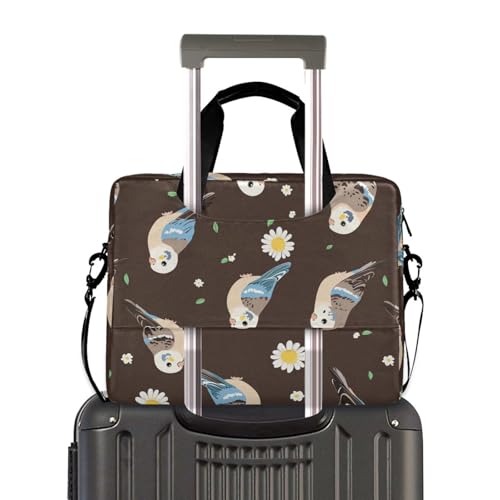 Bolso maletín para laptop 15.6 pulgadas con correa y asa miniatura 4