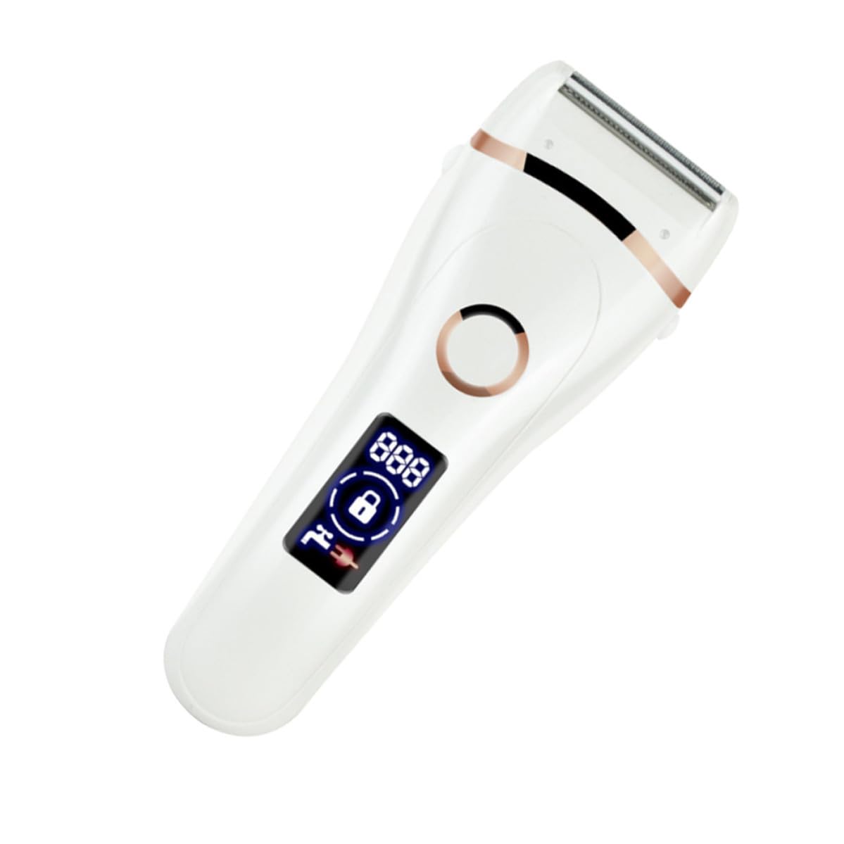Rasoio Elettrico Donna Ricarica Usb, Epilatore Leggero in Abs Impugnatura Ergonomica per Depilazione Viso e Corpo