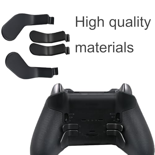 Image of 5 Pack Metal Paddles for Xbox Elite 2 Controller,Elite Series 2 D-Pads Replacement Parts for Xbox Controller Elite Series 2, Elite 2 Core Controller Accessories(Black)