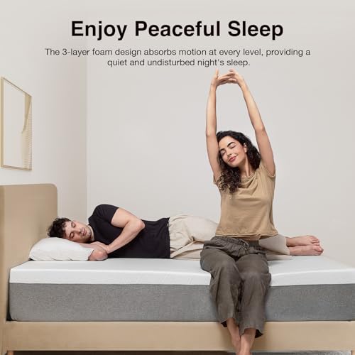 Novilla 12" Gel Memory Foam Queen Mattress - Medium Firm - Image 6