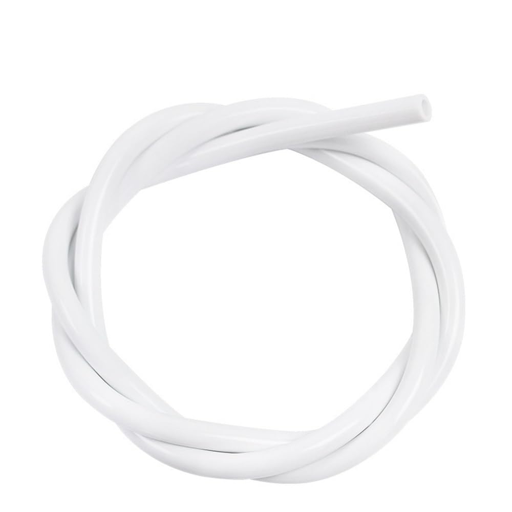 Gohapy White Soft Rubber Pipe 1 Piece Green Reinforced Silicone Tubing, Rubber Hose For Shower Rooms Inner Diameter 6Mm 5Mm 3Mm(,1M*4Mm*6Mm)