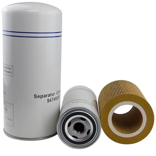 Image of Filter kit 54749247 54672654 89295976 is Compatible with air compressors and is Suitable for Filter Replacement kit Compatible with Air Compressor UP6-15 UP6-30