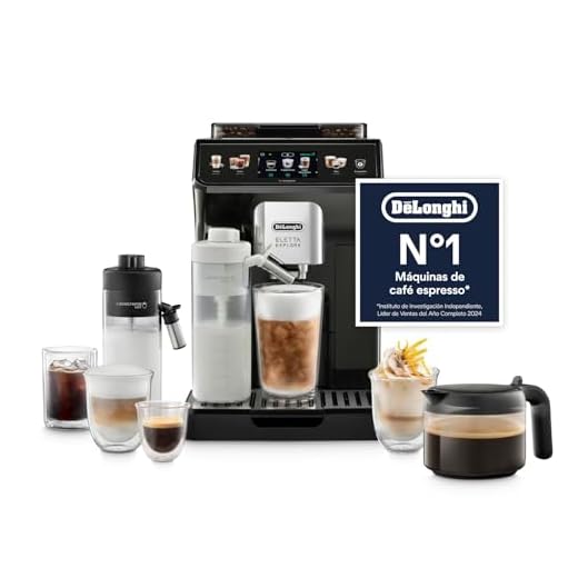 De'Longhi Eletta Explore ECAM452.67.G, Cafetera Superautomática Bebidas Calientes y Frías con Cold Extraction Technology, Recetas Cold Brew, LatteCrema Hot and Cool para Leche y Bebidas Vegetales