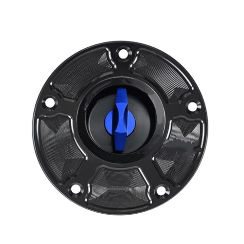 Bouchon de réservoir sans clé quart de tour pour Kawasaki Z800 Z750 ZX10R ER6R bleu