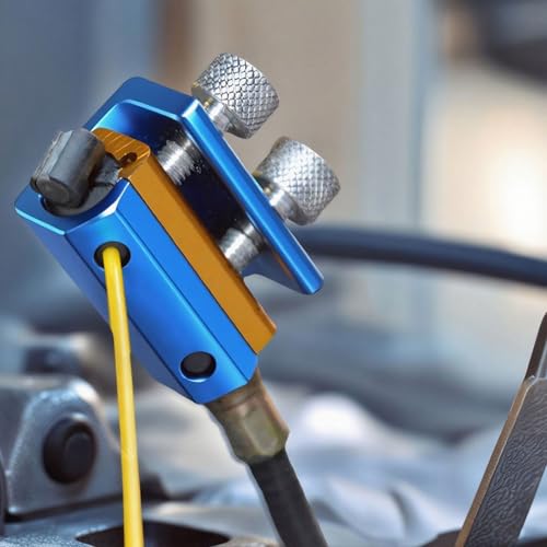Image of Cable Lube Tool for Motorcycle ATV Dirt-Bike Scooter Bike,Cable Lubricator Lubricant Luber Lube Oiler Tool (Blue)