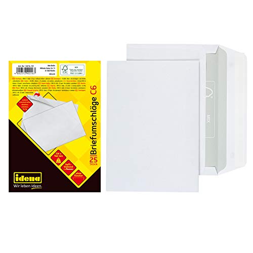 Idena enveloppen, 75 g/m2, zelfklevend, zonder venster 25 Stuk haftklebend - Afbeelding 5
