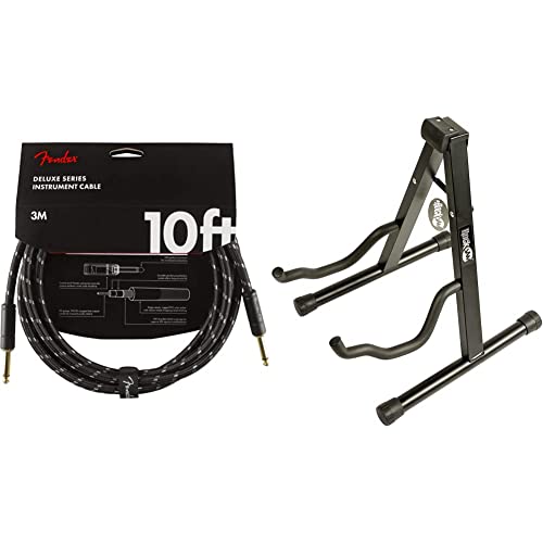 Câble pour Instrument Fender 10 pi STR/STR avec Support Guitare Électrique Acoustique Basse
